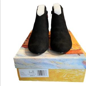 Black Booties Size 6